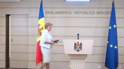 Declarație de presă susținută de Președintele Parlamentului Republicii Moldova, Zinaida Greceanîi