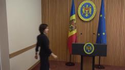 Declarațiile Prim-ministrului Republicii Moldova, Maia Sandu, după ședința Guvernului Republicii Moldova din 21 august 2019