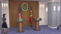 Conferință de presă susținută de Prim-ministrul Republicii Moldova, Maia Sandu, și consilierul președintelui SUA pentru securitate națională, John Bolton