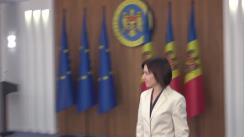 Întâmpinarea Președintelui Partidului Popular European, Joseph Daul, de către Prim-ministrul Republicii Moldova, Maia Sandu