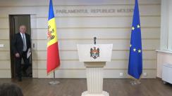 Conferință de presă susținută de Președintele Comisiei securitate națională, apărare și ordine publică, Chiril Moțpan, cu genericul „Prezentarea concluziilor preliminare ale Comisiei securitate națională, apărare și ordine publică privind examinarea legalității expulzării de pe teritoriul Republicii Moldova, la 6 septembrie 2018, a cetățenilor turci declarați indezirabili. Cine se face responsabil?”