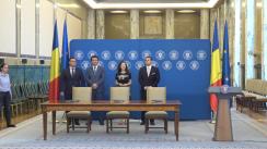 Ceremonia de semnare a contractelor de finanțare pentru proiectele ”Sistem informatic de management al școlarității – SIMS” și ”Platformă digitală cu resurse educaționale deschise - Biblioteca virtuală”