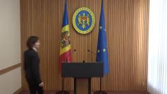 Declarațiile Prim-ministrului Republicii Moldova, Maia Sandu, după ședința Guvernului Republicii Moldova din 11 septembrie 2019