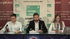 Conferință de presă susținută de Victor Chironda, candidat la funcția de primar al mun. Chișinău, cu tema „Parcări pe străzi și lângă blocuri pentru o mobilitate eficientă”