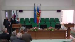 Ceremonia de învestire în funcția de rector a Universității de Stat de Medicină și Farmacie „Nicolae Testemițanu” din Republica Moldova a profesorului Emil Ceban