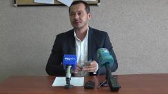 Conferință de presă dedicată tergiversării intenționate de înregistrare a candidatului independent la funcția de primar general al municipiului Chișinău, Ruslan Codreanu