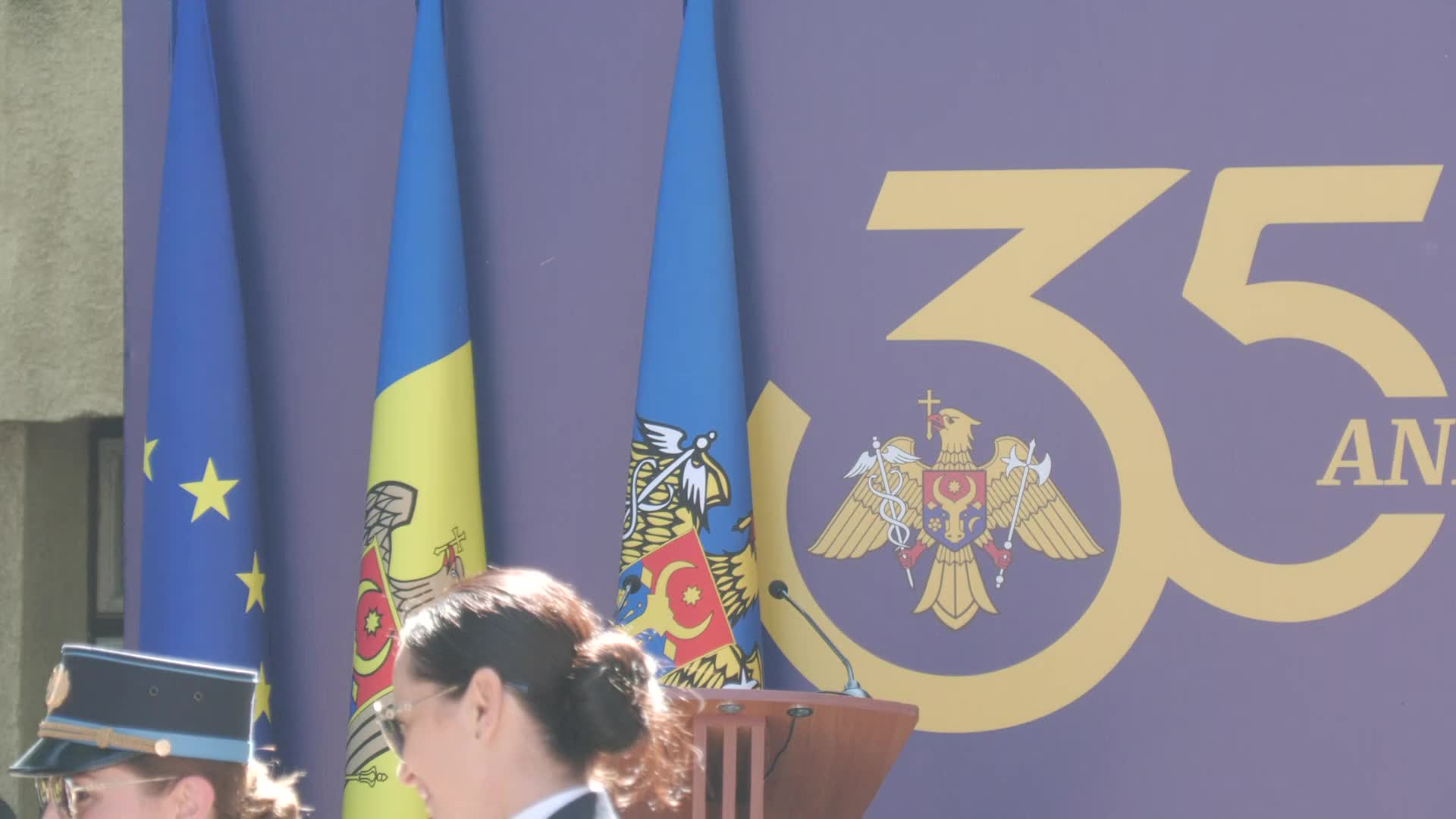 Ceremonia aniversară dedicată celor 35 de ani de la fondarea Serviciului Vamal al Republicii Moldova