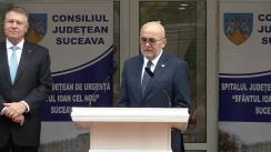 Inaugurarea Ambulatoriului integrat de specialitate al Spitalului Județean de Urgență „Sfântul Ioan cel Nou” din Suceava