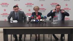 Conferință de presă susținută de președintele Partidului Socialiștilor din Republica Moldova, Zinaida Greceanîi