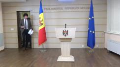 Conferință de presă susținută de deputații Radu Marian și Dan Perciun de prezentare a proiectui de lege pentru susținerea mediului de afaceri