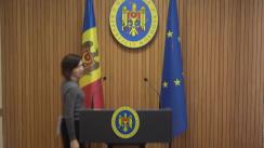 Declarațiile Prim-ministrului Republicii Moldova, Maia Sandu, după ședința Guvernului Republicii Moldova din 23 octombrie 2019