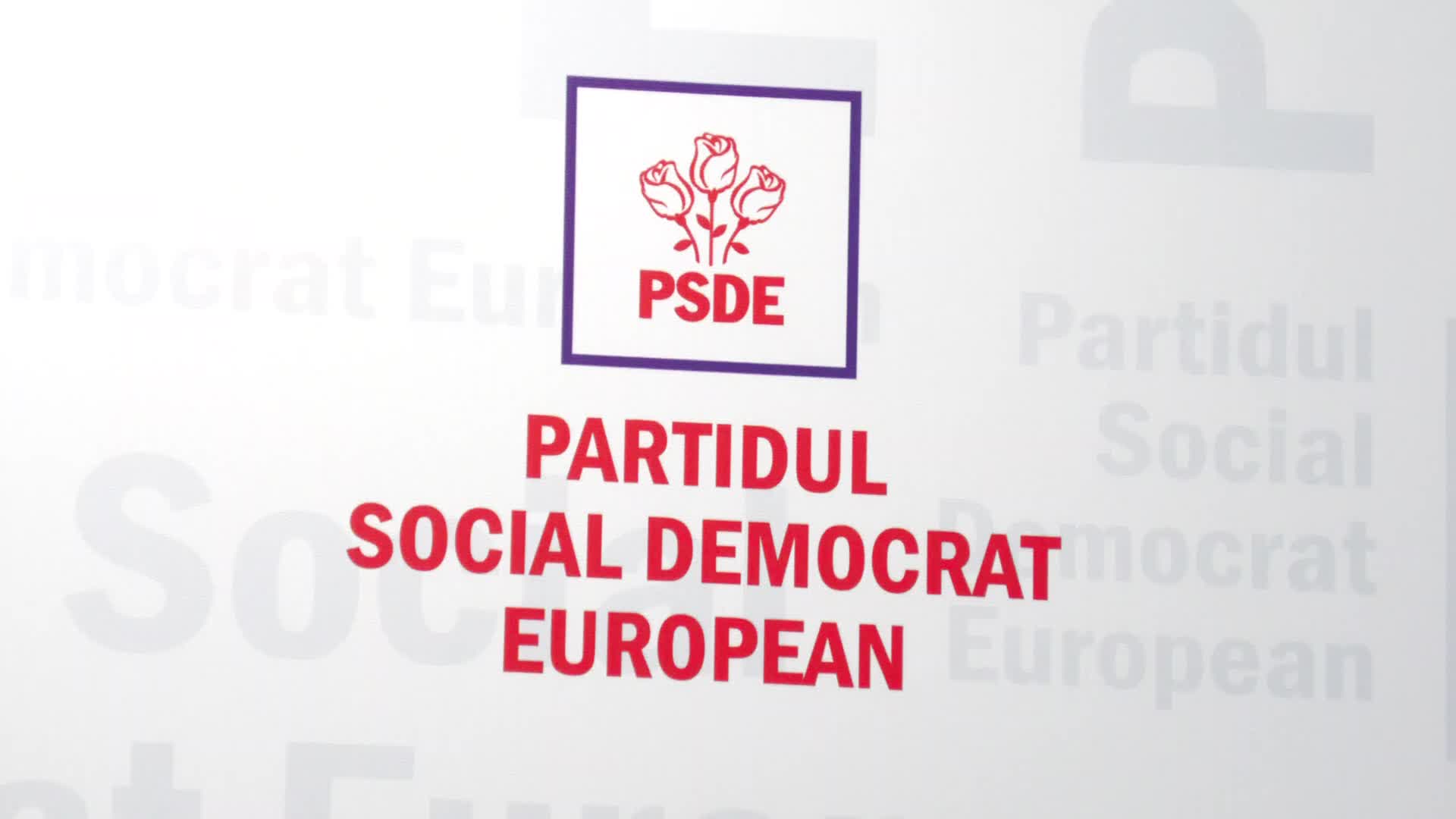 Conferință de presă organizată de Partidul Social Democrat European privind atacurile și presiunile fără precedent exercitate de autoritățile statului pentru a împiedica participarea candidatului PSDE, Valeriu Pleșca, la alegerile prezidențiale din 20 octombrie curent