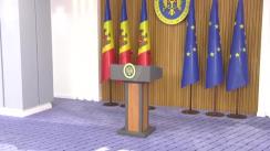 Briefing de presă susținut de Prim-Ministrul Republicii Moldova, Maia Sandu