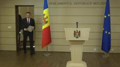 Briefing susținut de deputatul Partidului Democrat din Moldova, Andrian Candu