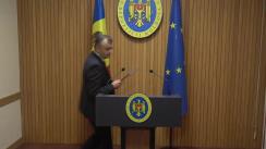 Declarațiile Prim-ministrului Republicii Moldova, Ion Chicu, și a Ministrului Justiției, Fadei Nagacevschi, după ședința Guvernului Republicii Moldova din 19 noiembrie 2019