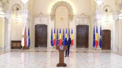 Declarație de presă susținută de Președintele României, Klaus Iohannis, la finalul ședinței Consiliului Suprem de Apărare a Țării