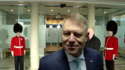 Declarație de presă susținută de Președintele României, Klaus Iohannis, la sosirea la Summitul NATO de la Londra