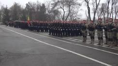 Ceremonia militară dedicată aniversării a XXVIII-a de la formarea Trupelor de Carabinieri ale Ministerului Afacerilor Interne