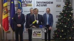 Conferință de presă organizată de Partidul Platforma Demnitate și Adevăr