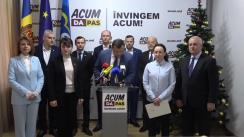 Conferință de presă organizată de Partidul Platforma Demnitate și Adevăr