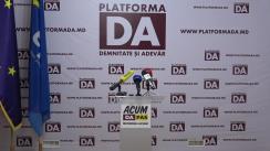 Conferință de presă organizată de Partidul Platforma Demnitate și Adevăr