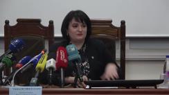 Briefing de presă susținut de Ministrul Sănătății, Muncii și Protecției Sociale, Viorica Dumbrăveanu, privind modificările la Programul unic al asigurării obligatorii de asistență medicală, care are drept scop accesul pacienților la un număr mai mare de servicii medicale și îmbunătățirea procesului de diagnosticare și tratament