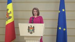 Briefing de presă susținut de către deputata Fracțiunii Blocul ACUM Platforma DA, Arina Spătaru, cu privire la statutul municipiului Bălți