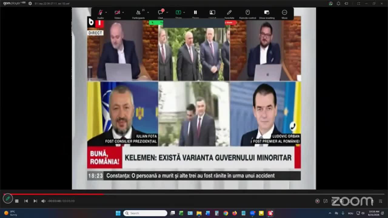 Ședința Consiliului Național al Audiovizualului din 25 august 2026