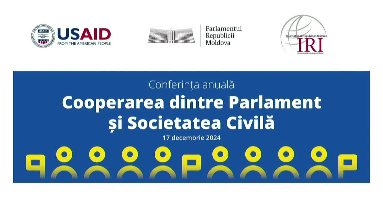 Conferința anuală „Cooperarea dintre Parlament și societatea civilă”