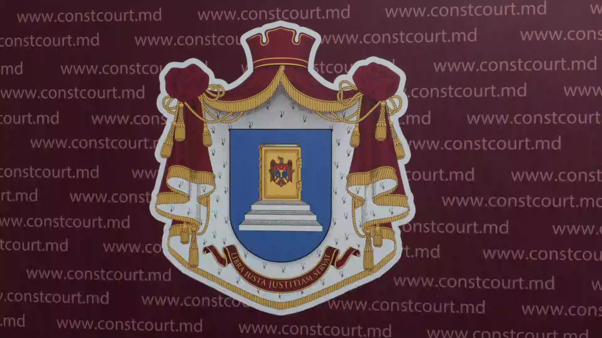 Briefing de presă organizat de Curtea Constituțională a Republicii Moldova
