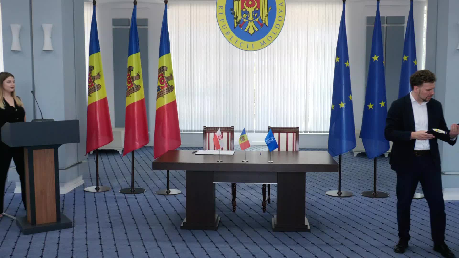 Semnarea acordului de finanțare între Ministerul Afacerilor Externe din Polonia și PNUD Moldova pentru renovarea unei instituții din Rețeaua Școlilor Model