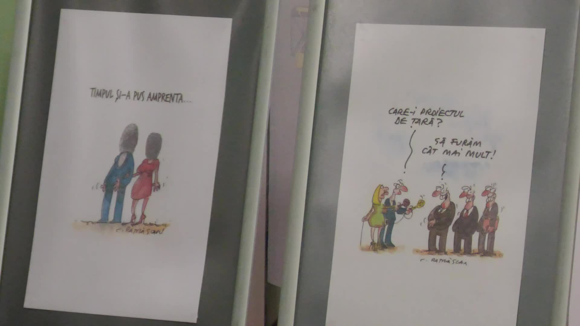 Lansarea expoziției de caricatură și showul de caricatură „Râsul în grup”, autor Costel Pătrășcan