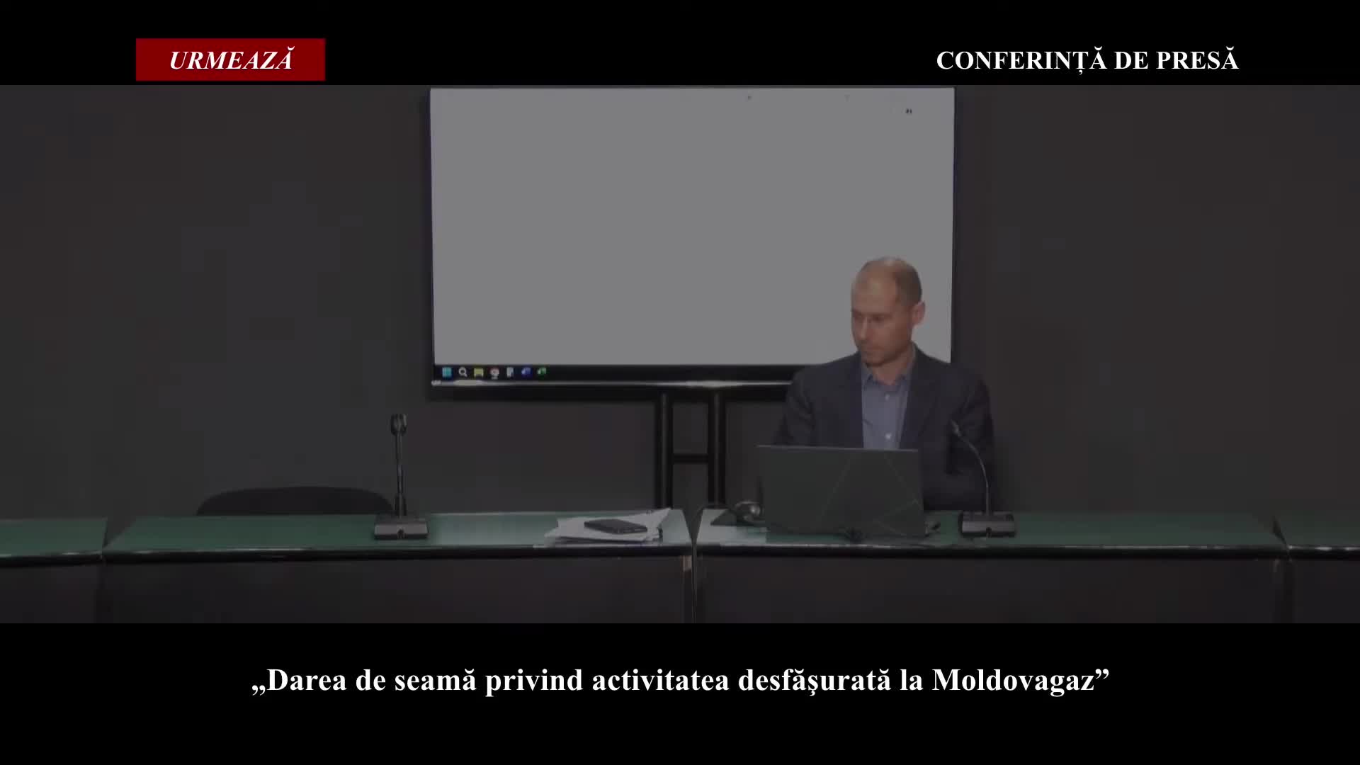 Conferință de presă susținută de Sergiu Tofilat cu tema „Darea de seamă privind activitatea desfășurată la Moldovagaz”