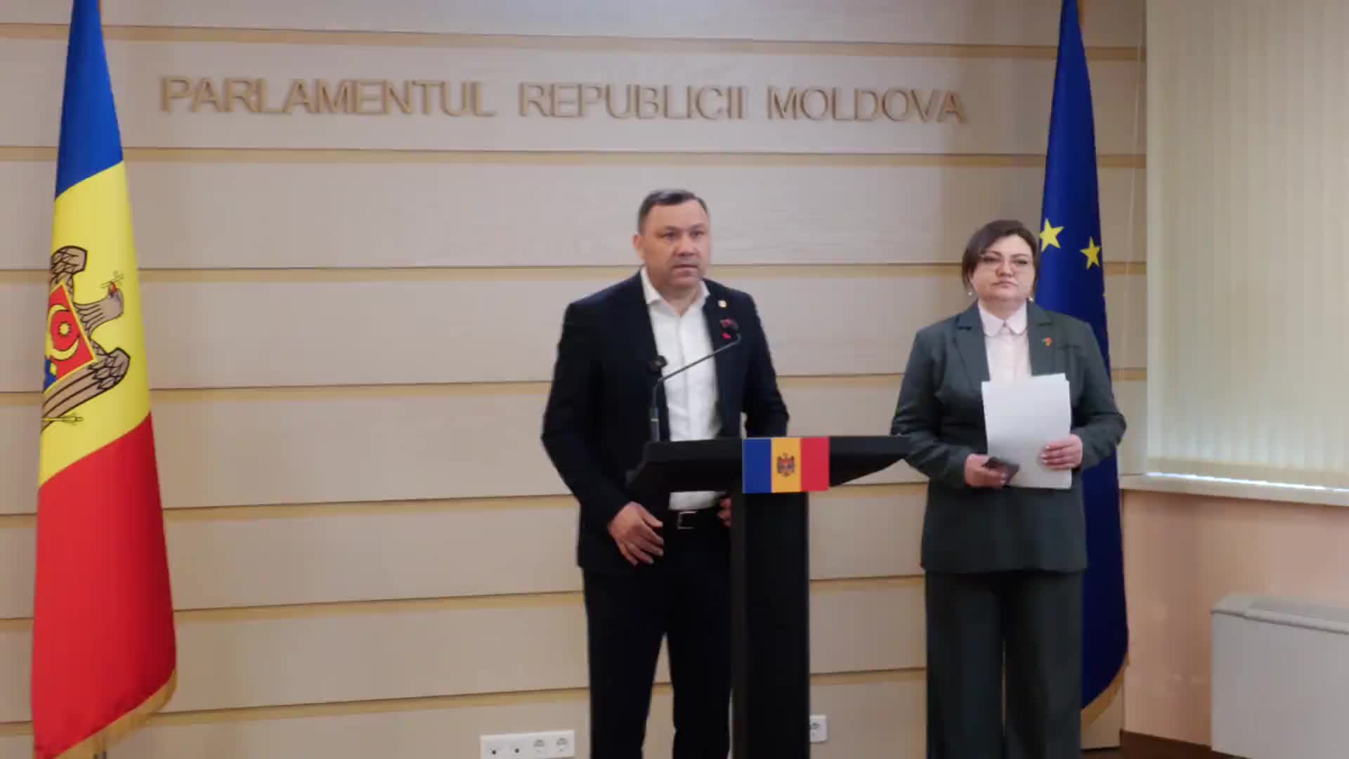 Briefing de presă susținut de deputatul PAS, Vasile Grădinaru