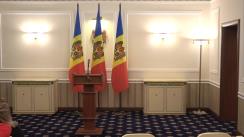 Declarații de presă după ședința de lucru a Președintelui Republicii Moldova, Igor Dodon, cu președintele Parlamentului Republicii Moldova, Zinaida Greceanîi și cu prim-ministrul Republicii Moldova, Ion Chicu