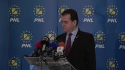 Declarații de presă după ședința Biroului Executiv al Partidului Național Liberal din 17 februarie 2020