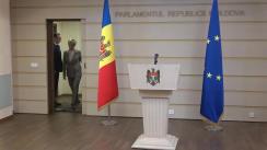 Declarația fracțiunii PSRM în timpul ședinței Parlamentului Republicii Moldova din 21 februarie 2020