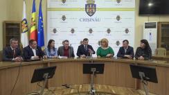 Conferință de presă susținută de fracțiunea Platformei DA din cadrul Consiliului Municipal Chișinău