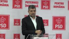 Conferință de presă după ședința conducerii interimare a PSD