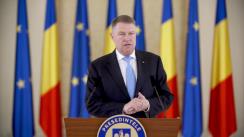 Declarație de presă susținută de Președintele României, Klaus Iohannis