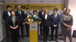 Conferință de presă susținută de președinta PAS, Maia Sandu, cu tema „Raportul alternativ de 100 zile al Guvernului Dodon”