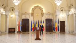 Declarația de presă susținută de Președintele României, Klaus Iohannis, la finalul consultărilor cu partidele și formațiunile politice parlamentare