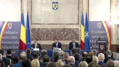 Prezentarea raportului privind activitatea desfășurată de Ministerul Afacerilor Interne în anul 2019 și a principalelor obiective pentru anul 2020