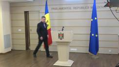 Declarații de presă susținute de către deputatul Octavian Țîcu la tema „Privind criza institutelor de cercetare din Republica Moldova”