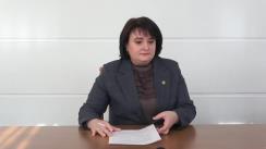 Briefing de presă susținut de Ministrul Sănătății, Muncii și Protecției Sociale, Viorica Dumbrăveanu, de prezentare a informațiilor actualizate privind controlul infecției prin Coronavirusul de tip nou, la nivel național