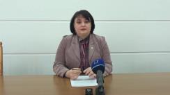 Briefing de presă susținut de Ministrul Sănătății, Muncii și Protecției Sociale, Viorica Dumbrăveanu, de prezentare a informațiilor actualizate privind controlul infecției prin Coronavirusul de tip nou, la nivel național