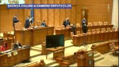 Ședinta în plen a Camerei Deputaților României din 3 aprilie 2020