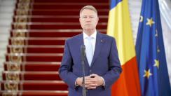 Declarație de presă susținută de Președintele României, Klaus Iohannis, după ședința de evaluare și prezentare a măsurilor cu privire la gestionarea epidemiei COVID-19