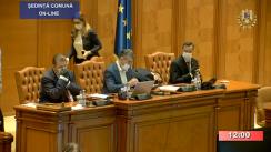 Ședința comună a Camerei Deputaților și Senatului României din 16 aprilie 2020