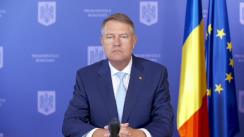 Declarație de presă susținută de Președintele României, Klaus Iohannis, după ședința de evaluare și prezentare a măsurilor cu privire la gestionarea epidemiei COVID-19